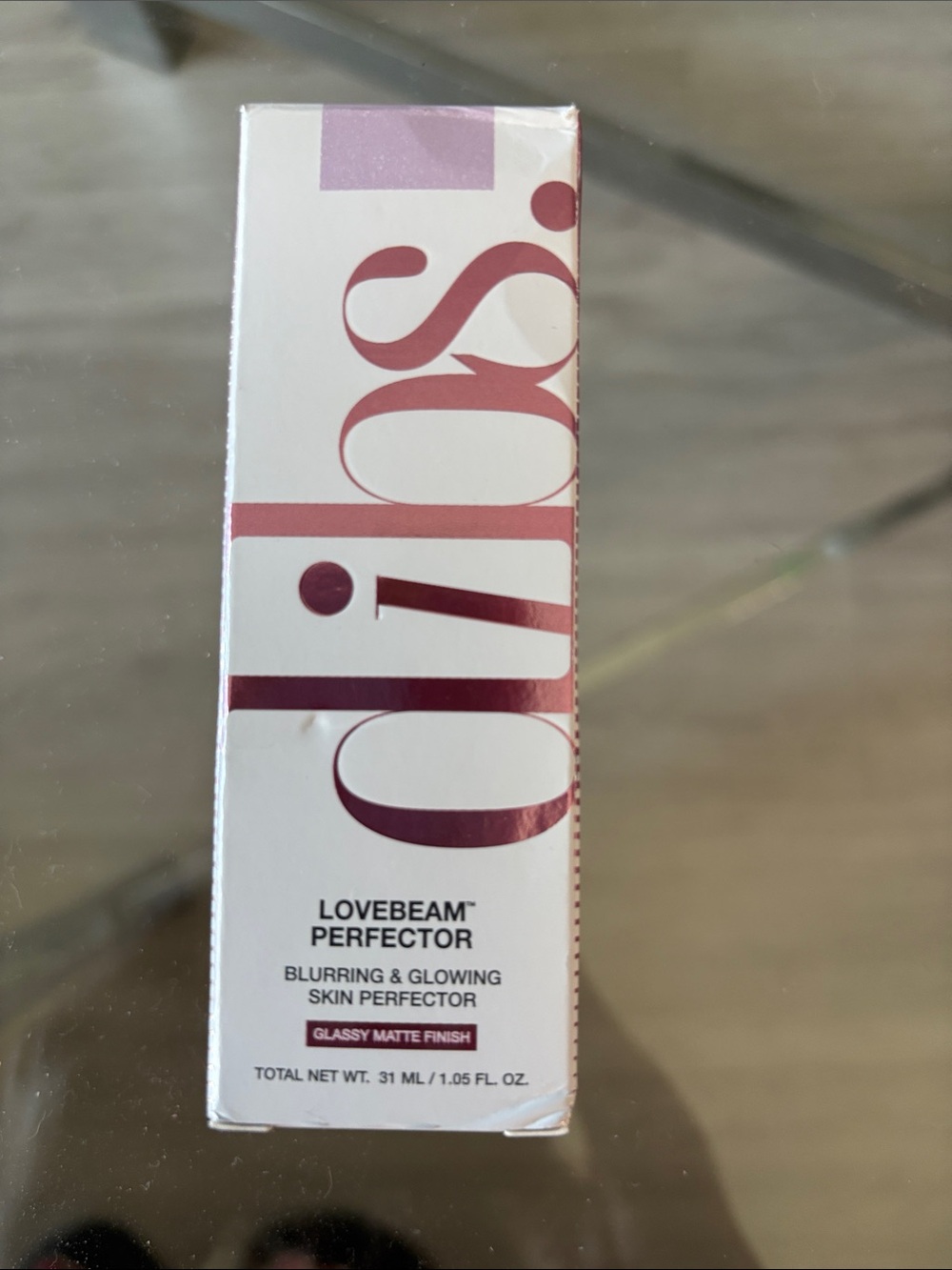 Dibs Lovebeam Perfector Makeup Primer - White & Mauve Packaging